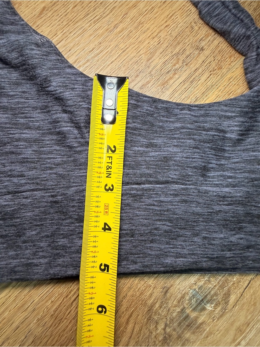 Victoria’s Secret Sport Twist Front Racerback Sports Bra Gray Medium Athleisure - Picture 10 of 10